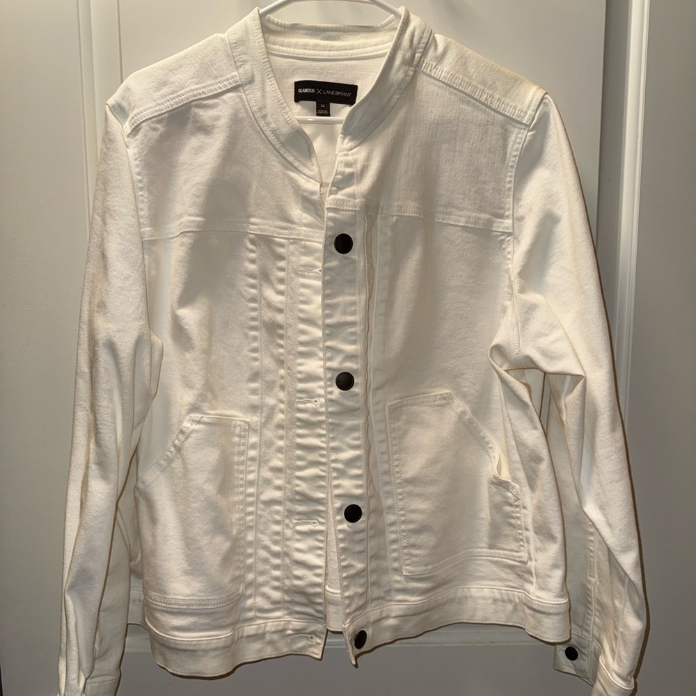 Chic White Jean Jacket